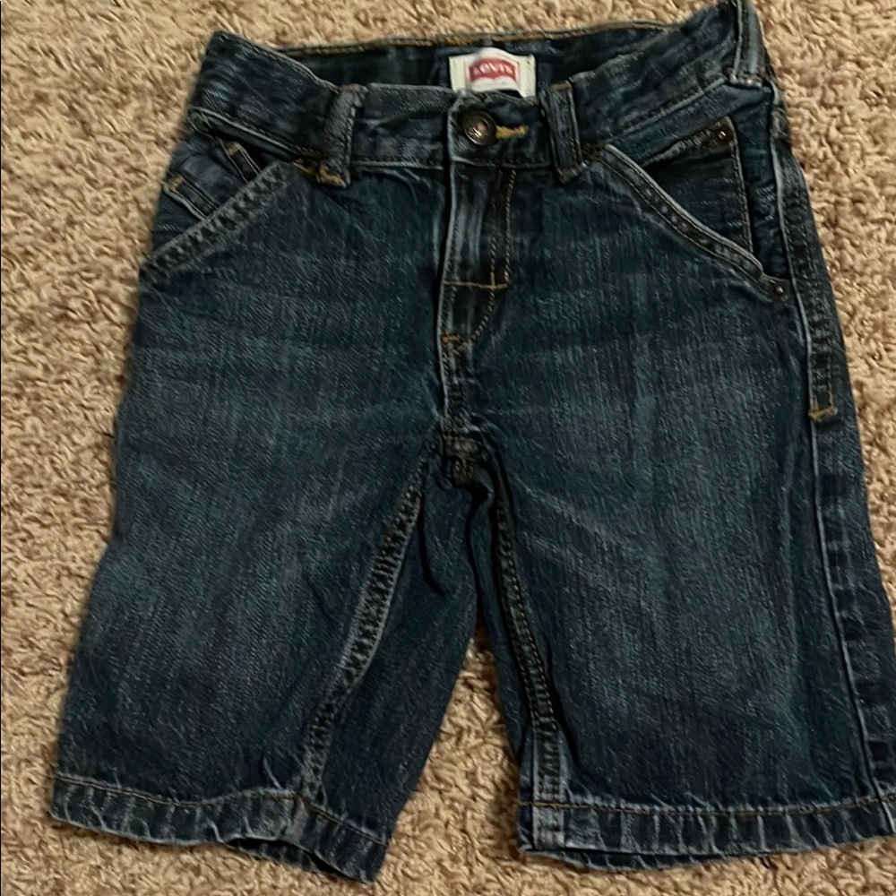 Levi's Dark Blue Denim Shorts